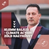 Klemm Balázs a Climate Action Zöld Nagykövetei között